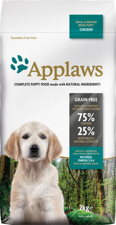 Applaws - Hundefoder - Hvalp Kylling - 15 kg  ( bedst før 1/2-2025 )