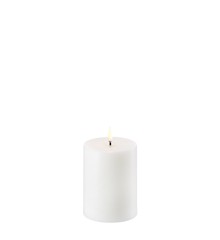 Uyuni - LED pillar candle - Nordic white - 7,8x10,1 cm (UL-PI-NW-C78010)