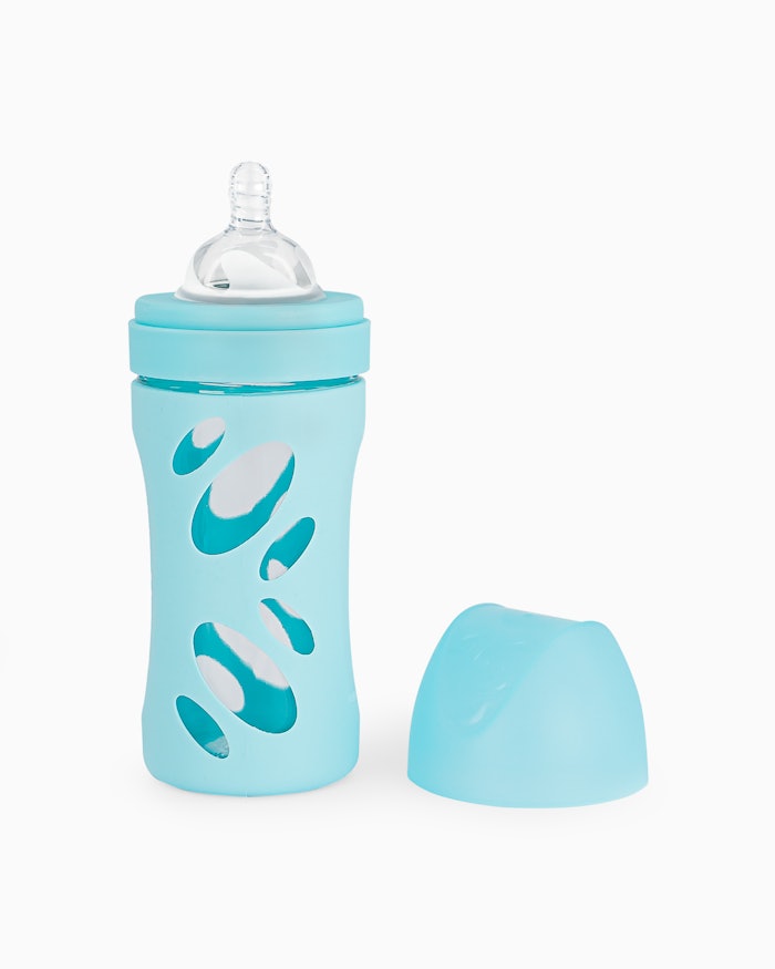 Twistshake - Anti-Colic Glass Bottle Pastel Blue 260 ml - Baby og barn