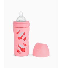 Twistshake - Anti-Colic Glass Bottle Pastel Pink 260 ml