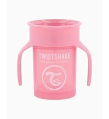 Twistshake - 360 Cup 6+m Pastel Pink