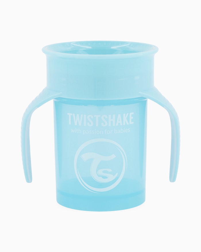Twistshake - 360 Cup 6+m Pastel Blue - Baby og barn