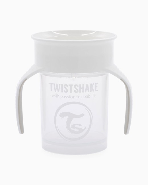 Twistshake - 360 Cup 6+m White