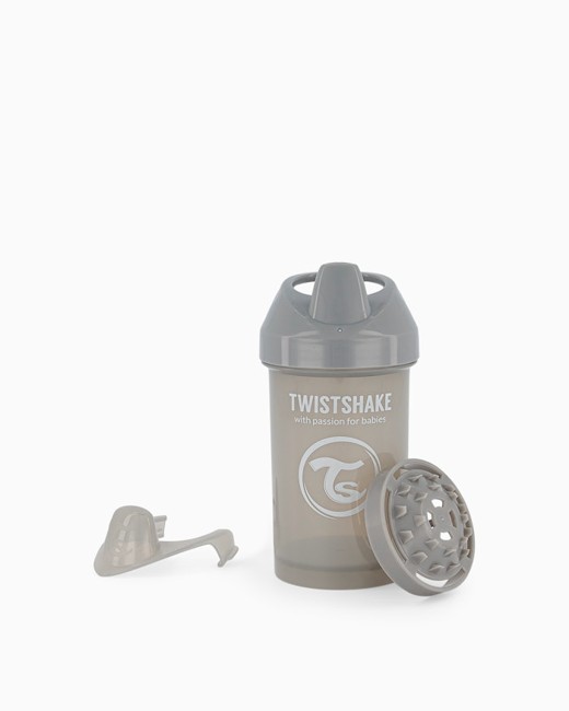 Twistshake - Crawler Cup 8+m Pastel Grey 300 ml