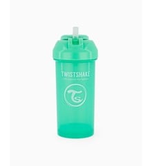 Twistshake - Straw Cup 6+m Pastel Green 360 ml