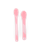 Twistshake - Feeding Spoon Set 6+m Pastel Pink 2-pack thumbnail-1