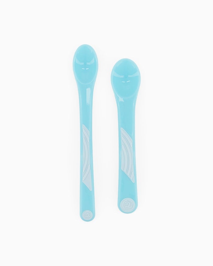 Twistshake - Feeding Spoon Set 6+m Pastel Blue 2-pack - Baby og barn