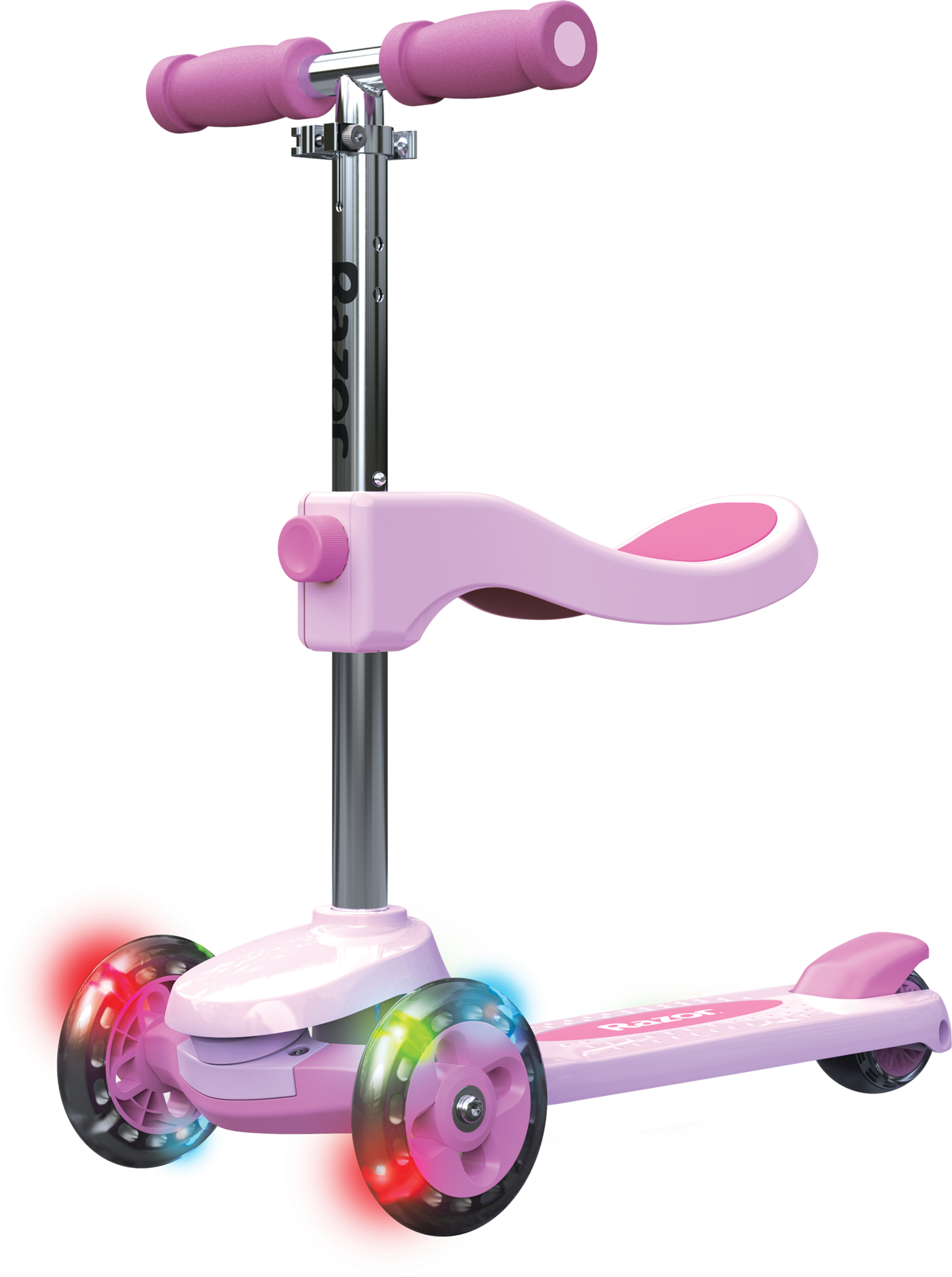 Razor - Rollie 3-Wheel Scooter (2-in-1) - Pink (20073668)
