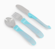 Twistshake - Learn Cutlery Stainless Steel 12+m Pastel Blue thumbnail-3