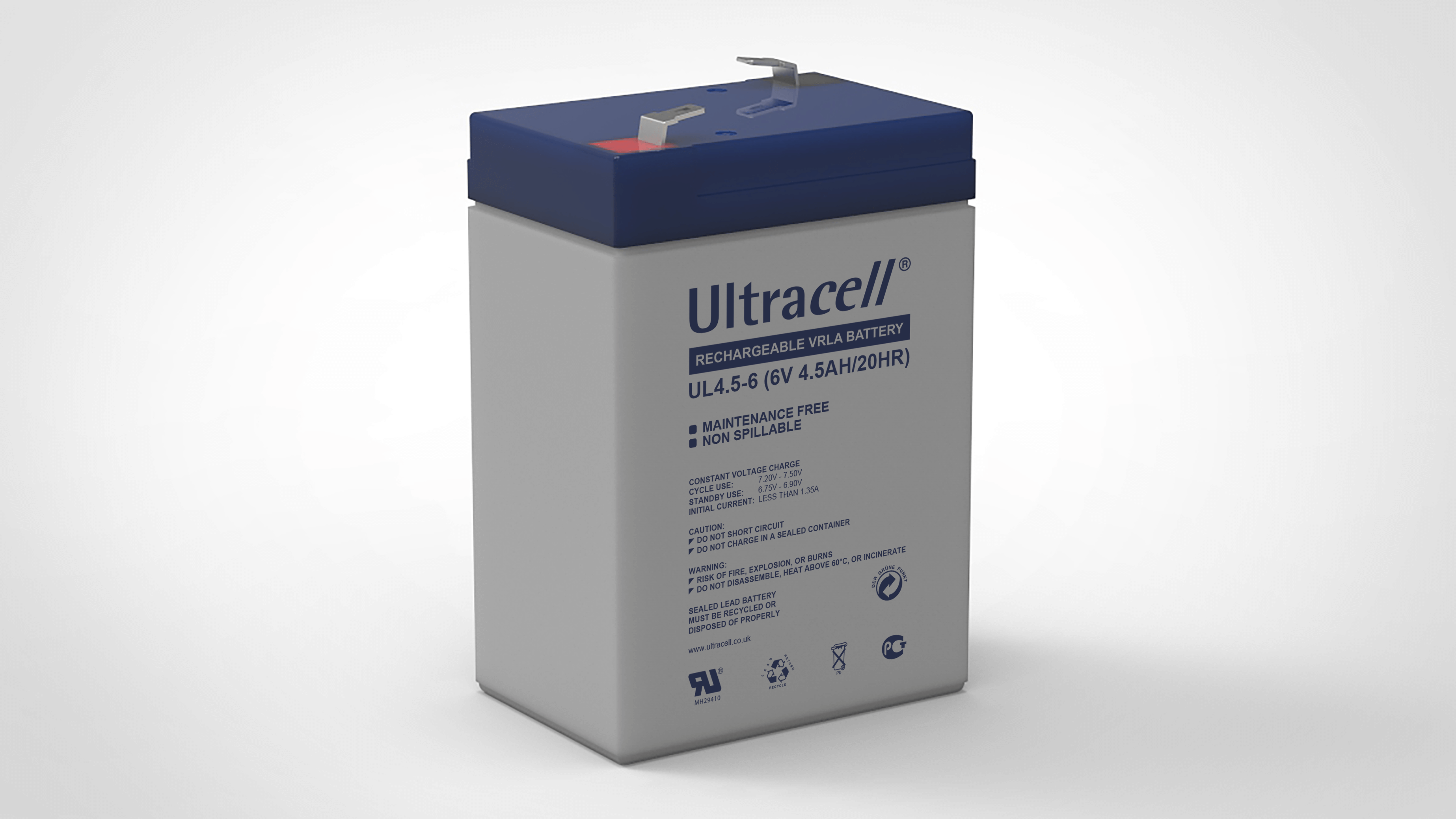 Ultracell - Battery 6V/4,5 aH (6951171) - Leker