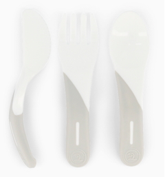 Twistshake - Learn Cutlery 6+m White