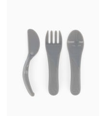 Twistshake - Learn Cutlery 6+m Pastel Grey