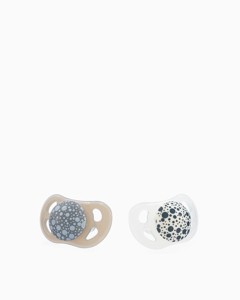 Twistshake - Pacifier 0-6m Pastel Grey/White 2-pack