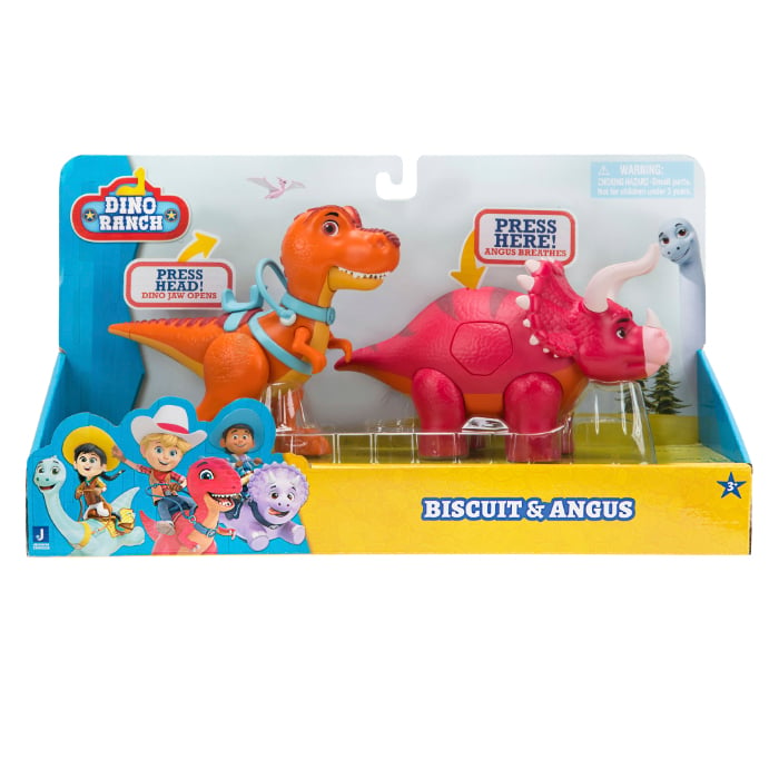DINO RANCH - DELUXE DINO PK BISCUIT AND ANGUS - (DNR0008) - Leker
