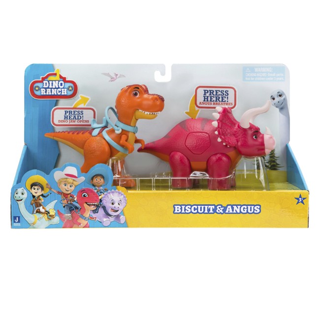 DINO RANCH - DELUXE DINO PK BISCUIT AND ANGUS - (DNR0008)