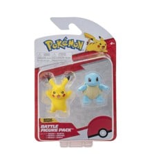 Pokémon - Battle Figure 2 Pk - Squirtle and Pikachu (PKW2853)