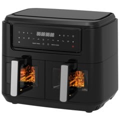 Sobczyk - Dual zone airfryer 9L , 2400W - Musta