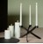 Uyuni - Lightarch taper mini candle holder 3'arm - Matte Black (UL-30258) thumbnail-3