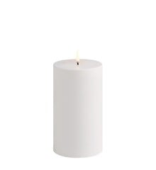 Uyuni - Outdoor LED pillar candle - White - 10,1x17,8 cm (UL-OU-WH10117)