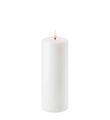 Uyuni - LED pillar lys - Nordic white - 7,8x20,3 cm