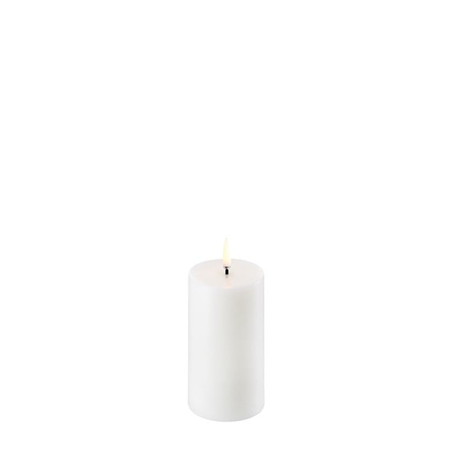 Uyuni - LED blok lys - Nordic white - 5,8x10,1 cm
