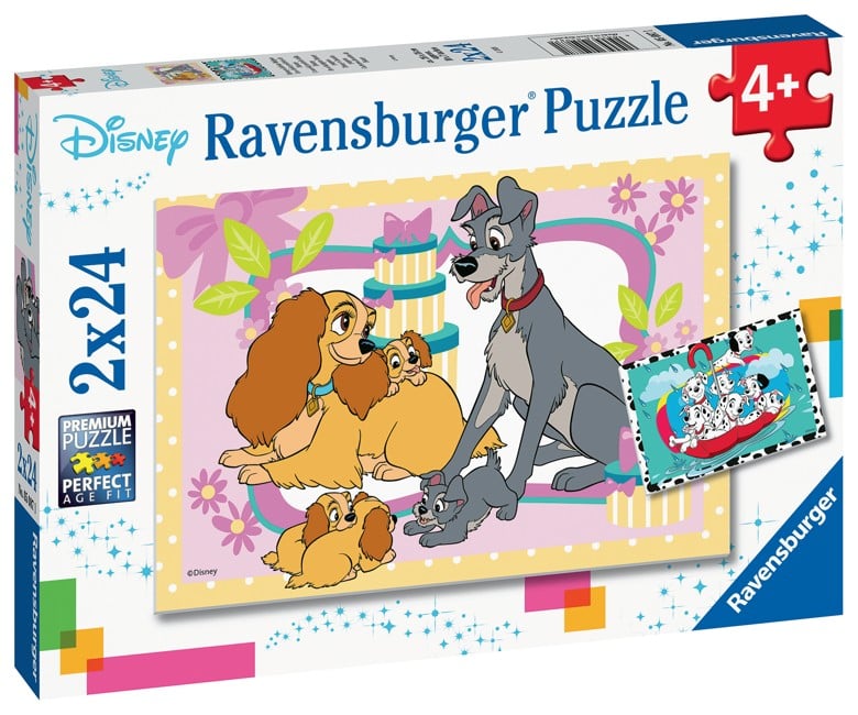 Ravensburger - Disney's Favorite Puppies 2x24p