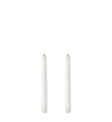 Uyuni - LED taper candle / 2-pack - Nordic white - 2,3x20,5 cm (UL-TA-NW02320-2)