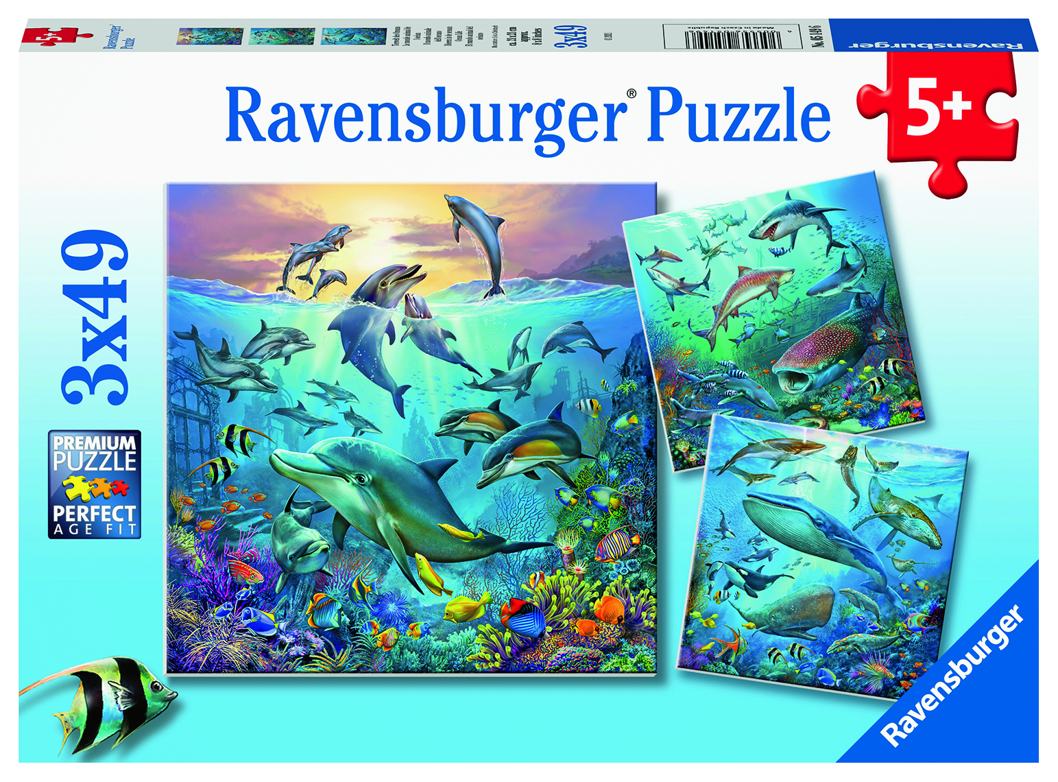 Ravensburger - Ocean Life 3x49p - 05149 - Leker
