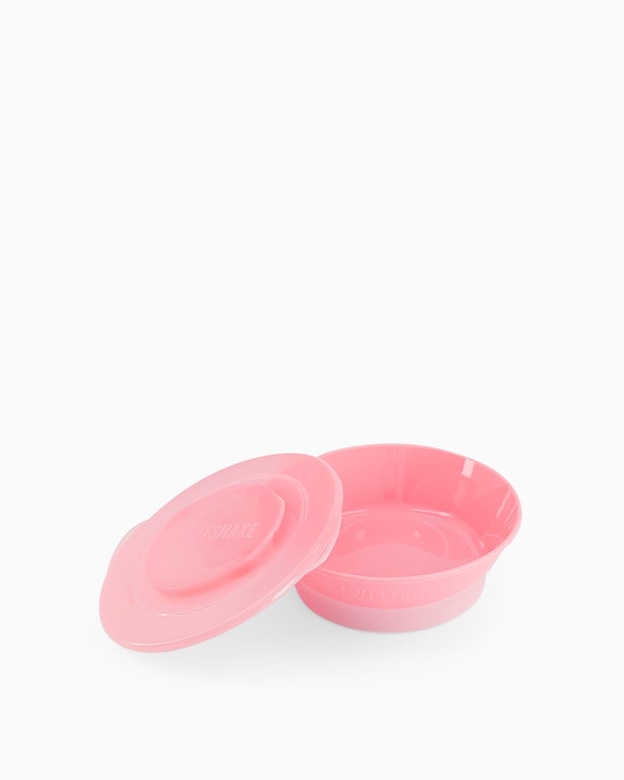 Twistshake - Bowl 6+m Pastel Pink - Baby og barn