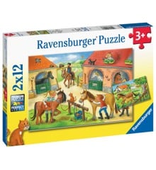 Ravensburger - Happy Days At The Stables 2x12p - 05178