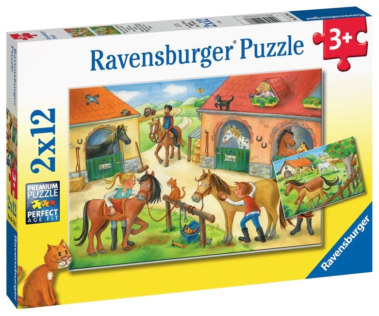 Ravensburger - Happy Days At The Stables 2x12p