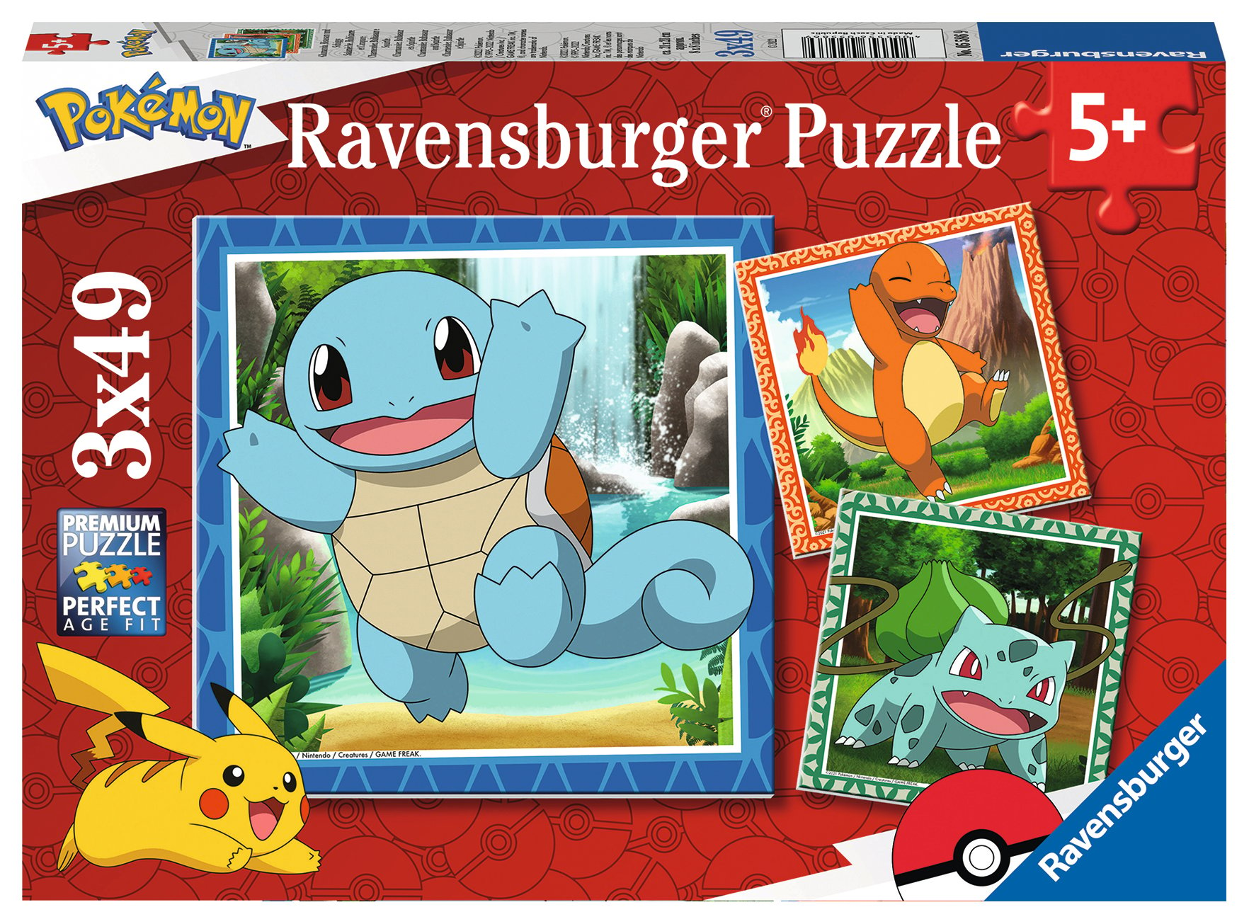 Ravensburger - Pokémon 3x49p - 05586 - Leker
