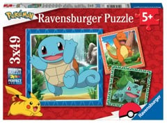 Ravensburger - Pokémon 3x49p