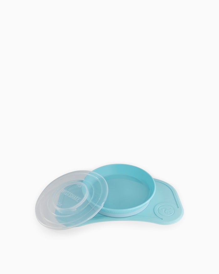 Twistshake - Click-mat mini + Plate Blue - Baby og barn
