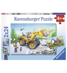 Ravensburger - Digger At Work 2x24p - 07802