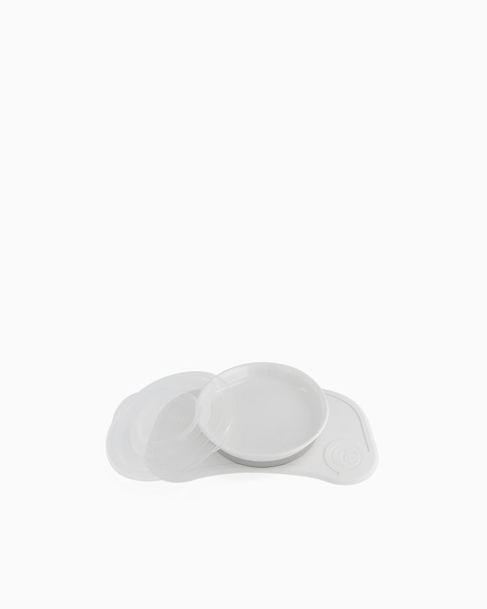 Twistshake - Click-mat mini + Plate White - Baby og barn