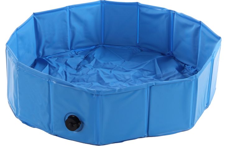 Flamingo - Doggy Splash Pool Blue S 80x20CM - (540058510922) - Kjæledyr og utstyr