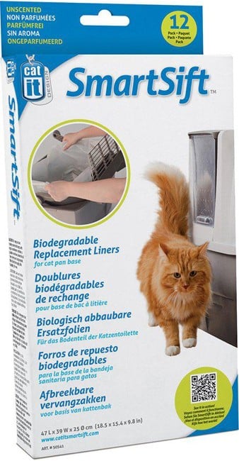 CATIT - Biodegradable Replacement Liners (Top) Smart Sift 12St - (775.1074)