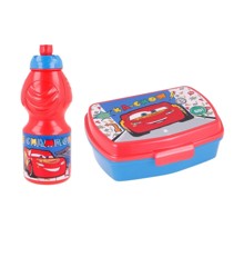 Euromic - Cars - Lunch Box & Water Bottle