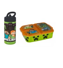 Euromic - Minecraft - Multi Lunch Box & Water Bottle