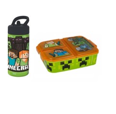 Stor - Lunch Box & Water Bottle - Minecraft