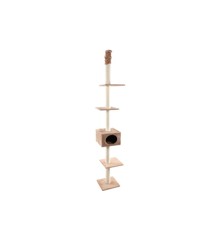 Flamingo - kradsetræ til loft  Beige 263 cm