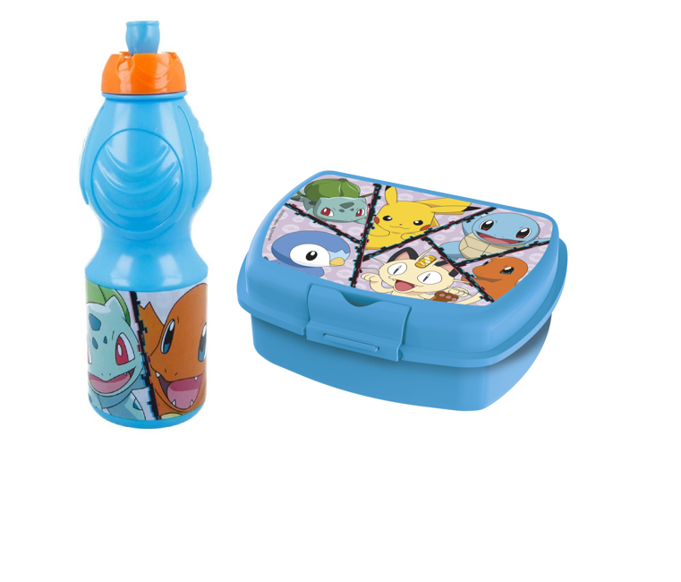 Euromic - Lunch Box & Water Bottle - Pokémon