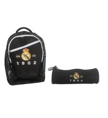 Euromic - Real Madrid - Backpack + Pencil Case - Black