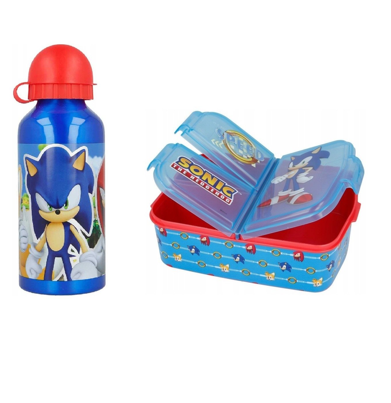 Stor - Multi Lunch Box&Water Bottle - Sonic - Leker