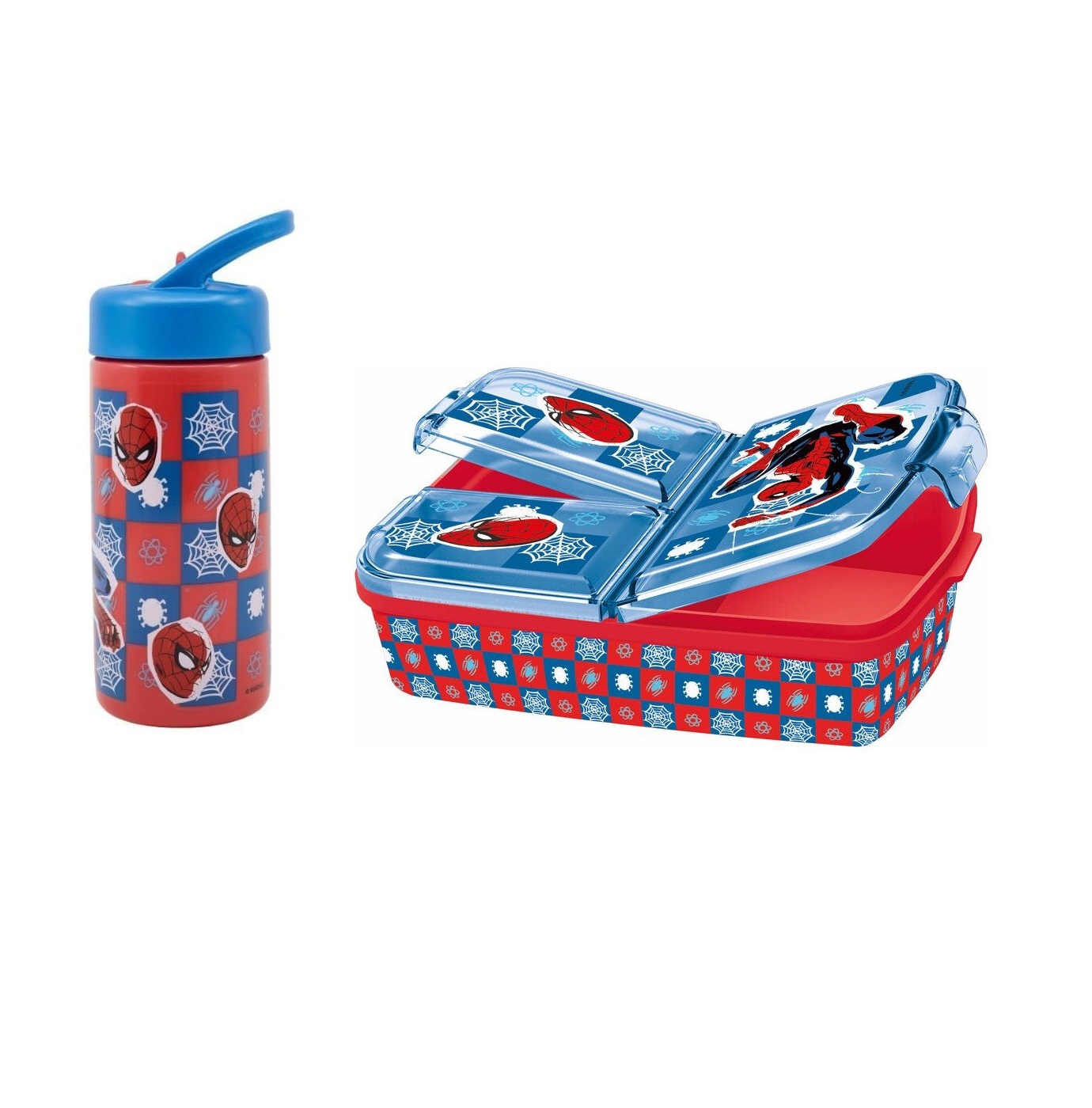 Stor - Spider-man - Multi Lunch Box&Water Bottle