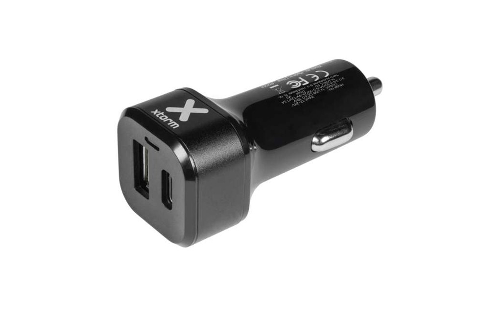 Xtorm – 48-W-Autoladegerät Pro – USB-C + USB-A-Autoladegerät