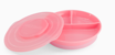 Twistshake - Divided Plate 6+m Pastel Pink thumbnail-1