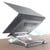 Philbert - Laptop/Tablet Stand/Desk Universal w/key, Silver thumbnail-4