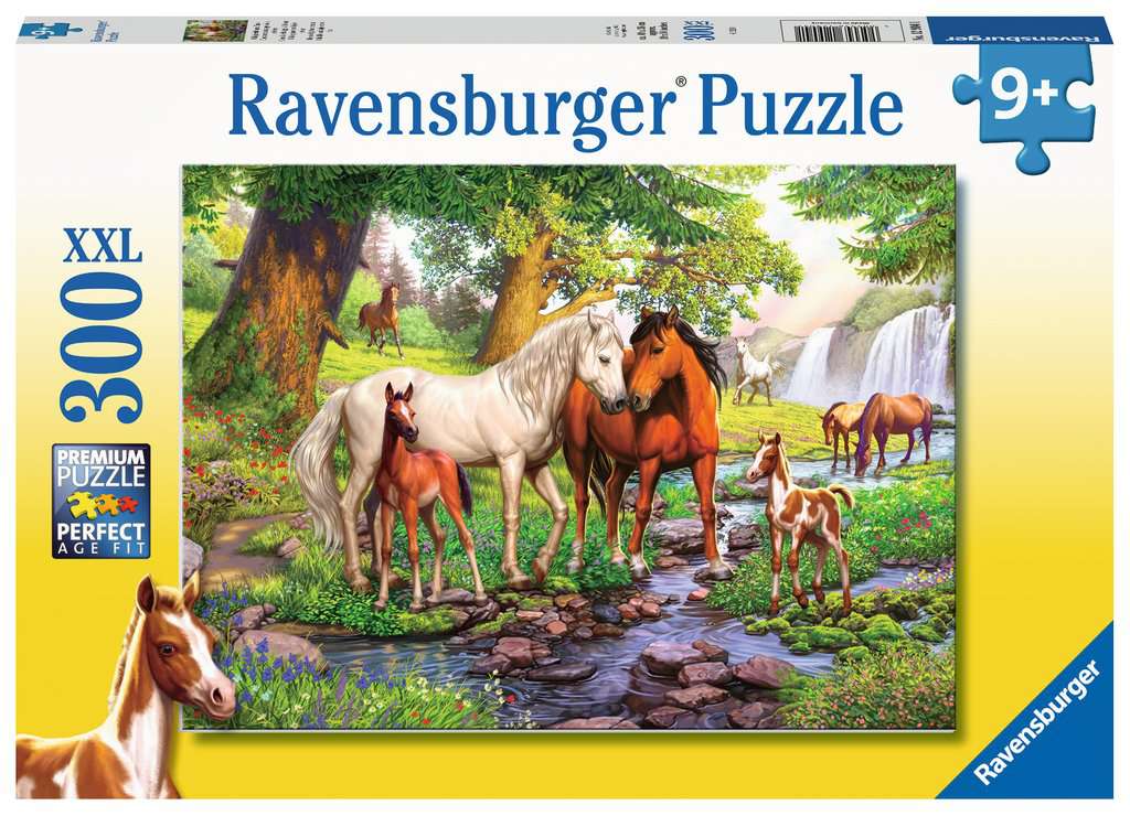 Ravensburger - Horses By The Stream 300p - 12904 - Leker